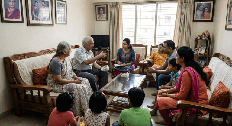 gemini 3 pro image preview 2k a indian joint family