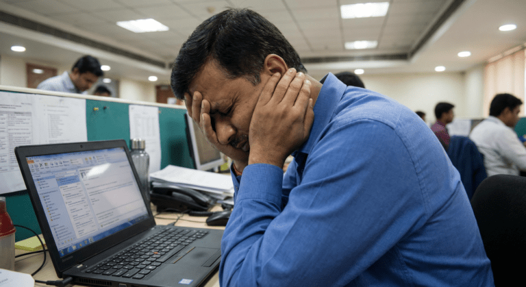 gemini 3 pro image preview 2k a indian man office h